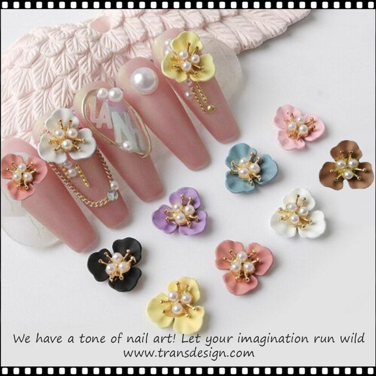 NAIL CHARM RESIN Flower Case #GT004 - TDI, Inc